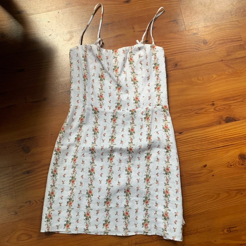 REFORMATION LINEN JENNICA DRESS💐